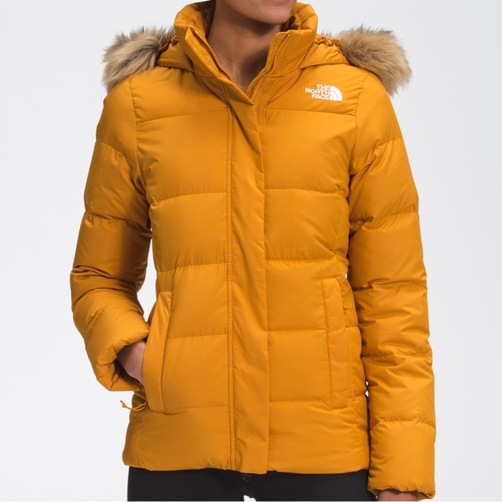 The North Face Yellow Puffer Jacket